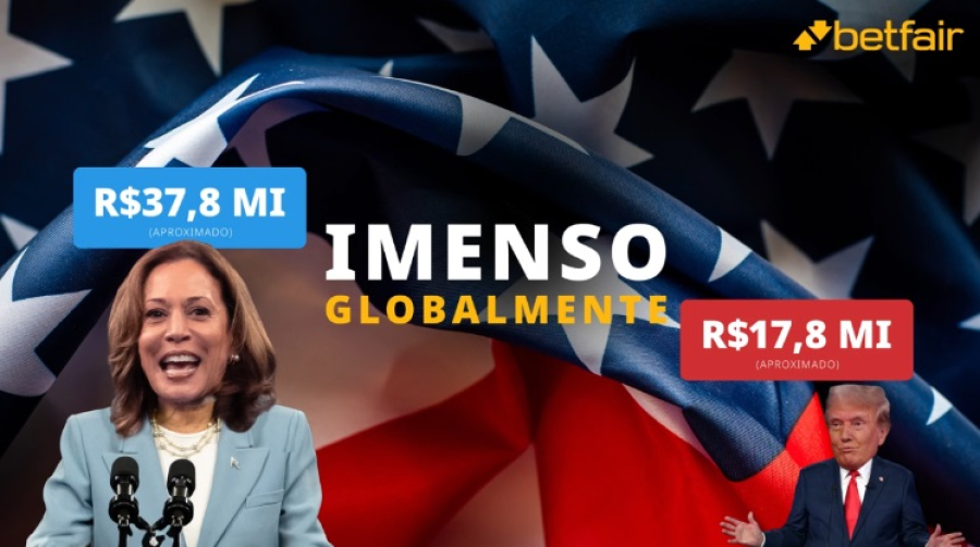 Brasileiros apostam mais em Trump do que em Kamala